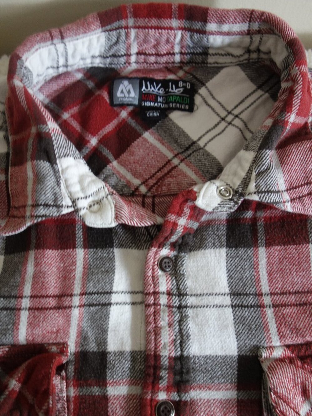 MATIX MIK MO CAPALDI Signature Series Heavy Flannel Snap Front Plaid Shirt XL